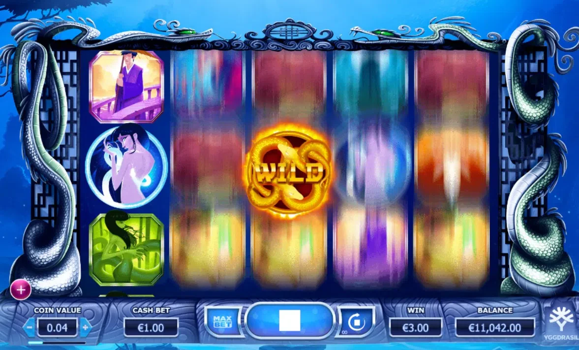 respin bonus wild troisième rouleau slot Legend of the White Snake Lady