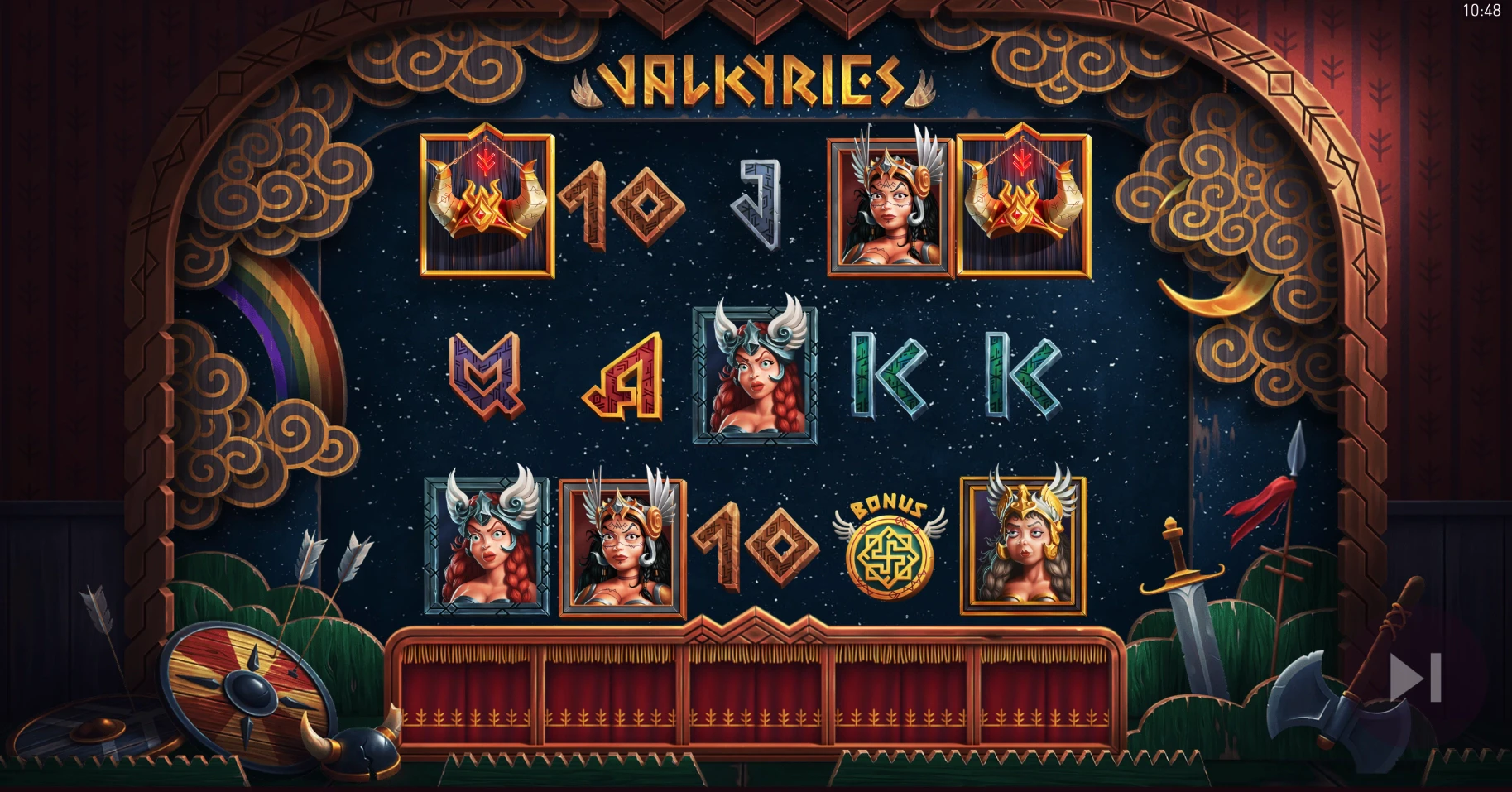 Fonctionnalité dans le jeu de base de Valkyries