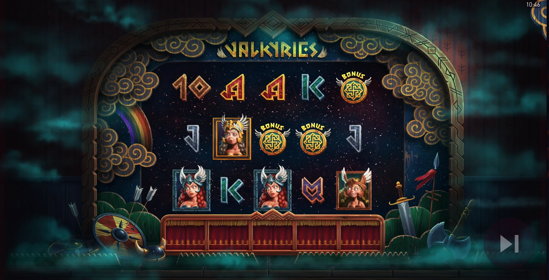 Obtention sur la machine a sous Valkyries