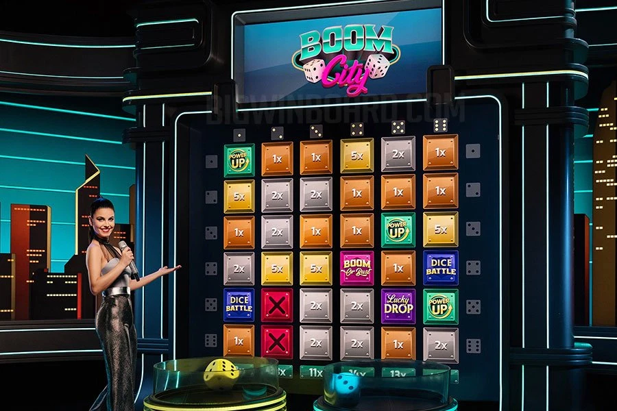 Image de présentation de Boom City, le nouveau jeu de Pragmatic Play