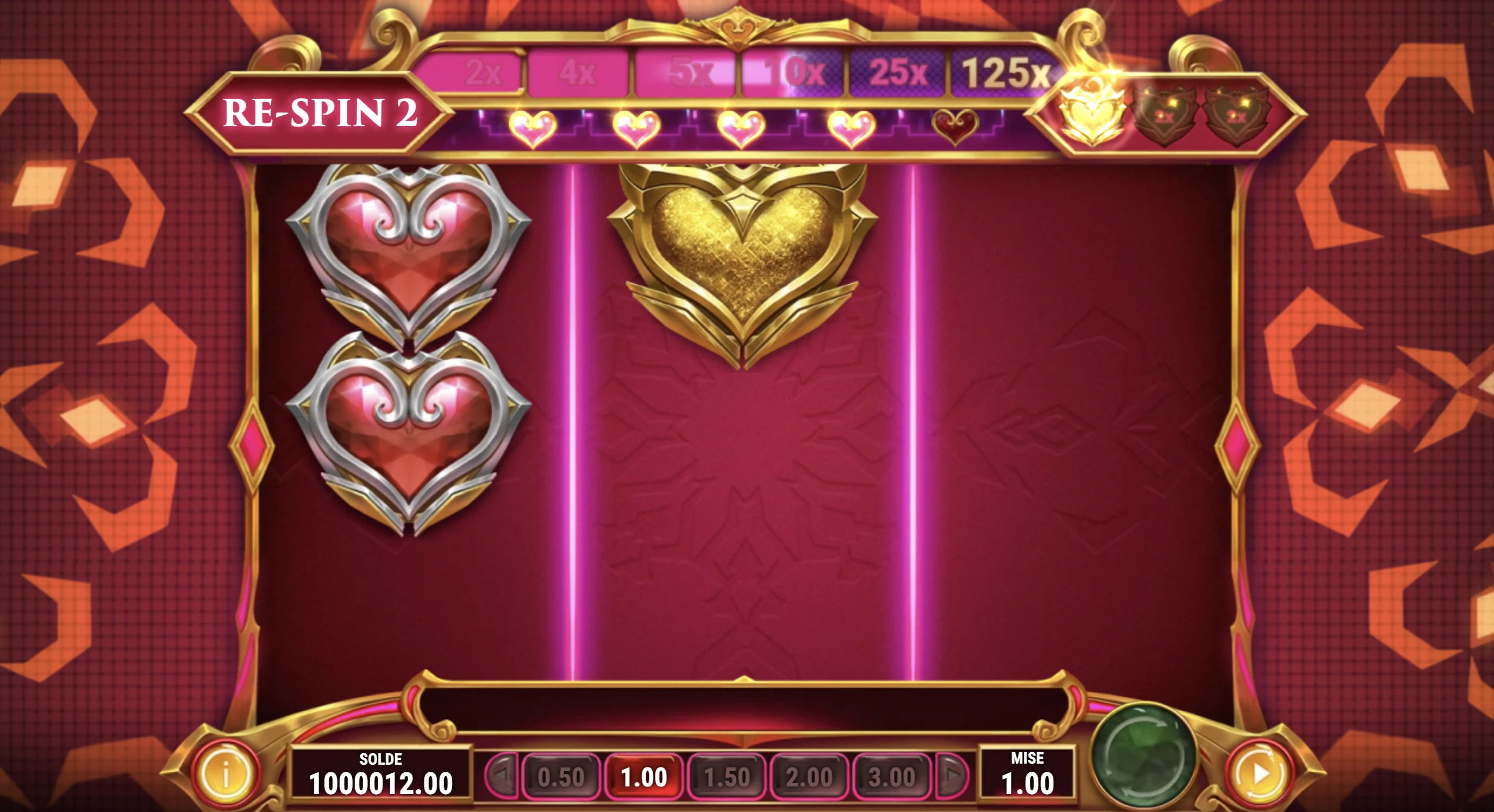 Fonctionnalité numéro 2 durant le bonus de Joker Love