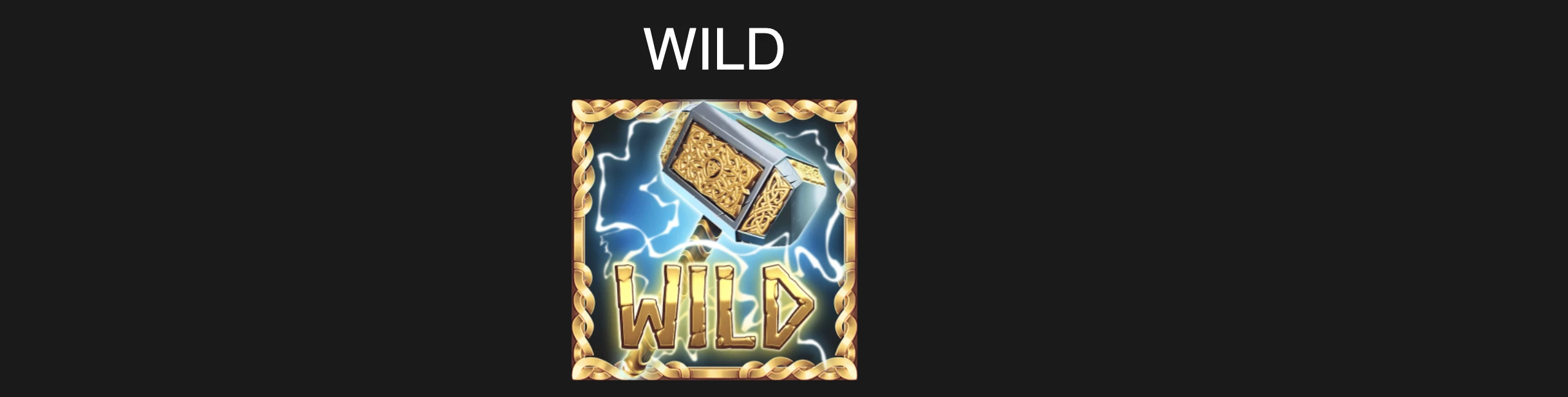 Symbole wild sur la machine a sous Valhalla Saga Thunder of Thor