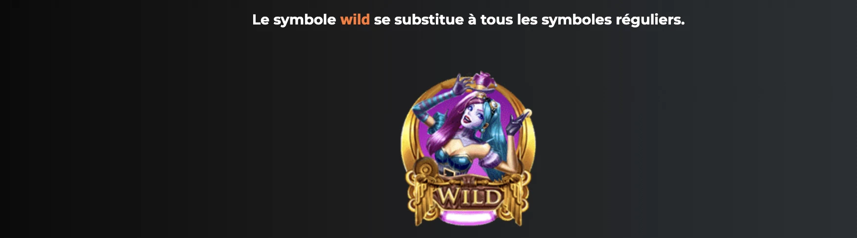 Le symbole wild sur la machine a sous Cazino Zeppelin Reloaded