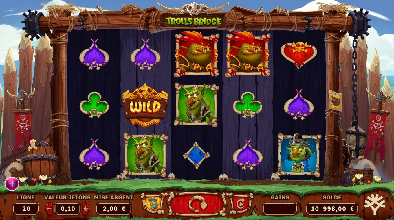 jeu de base de la slot trolls bridge