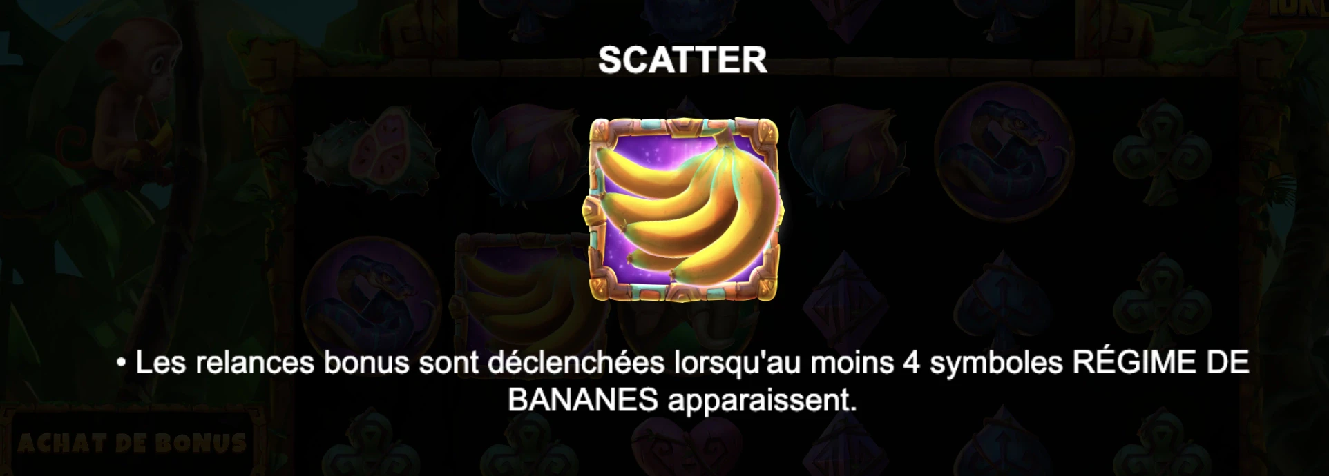 Symboles Scatter présent sur la machine a sous Bananaz 10k Ways de Yggdrasil