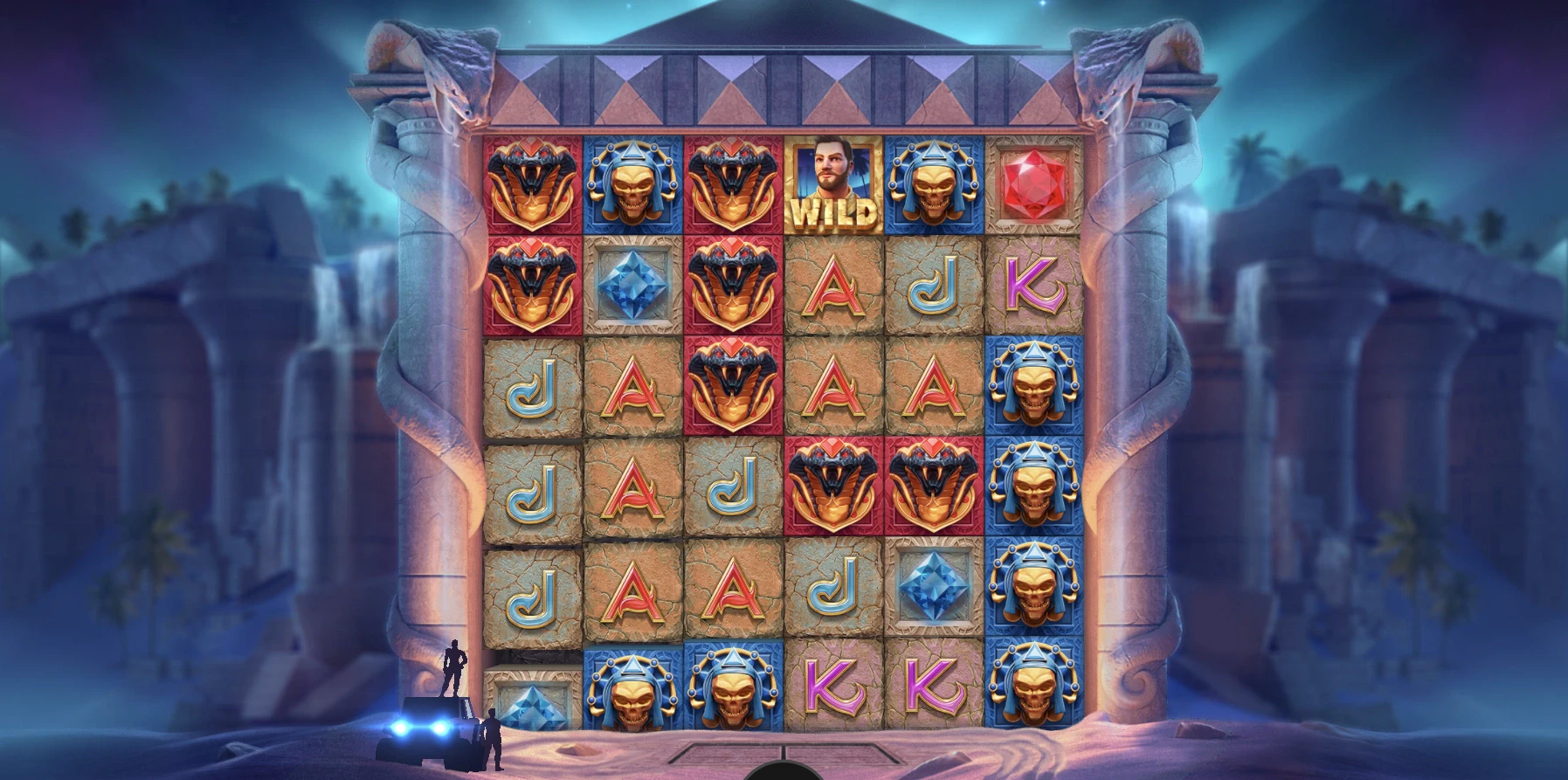 Obtention des parties bonus sur la machine a sous Temple Tumble 2 de Relax Gaming