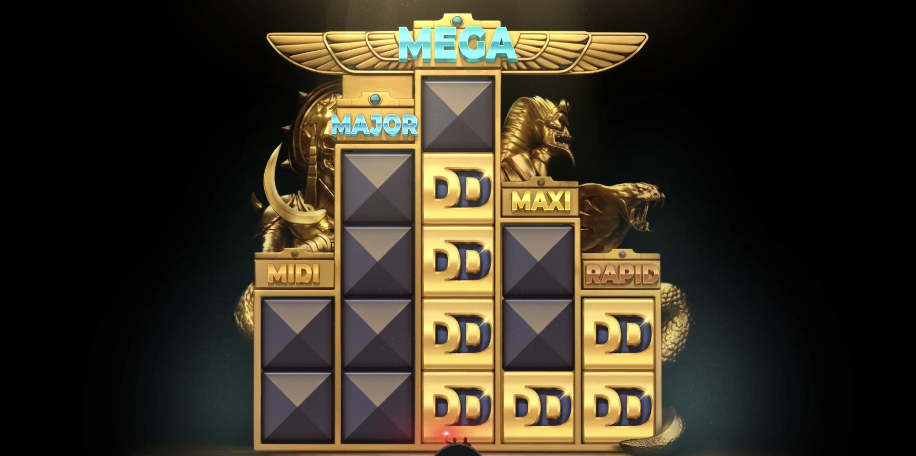 Comment fonctionne le jackpot sur la machine a sous Temple Tumble 2 de Relax Gaming