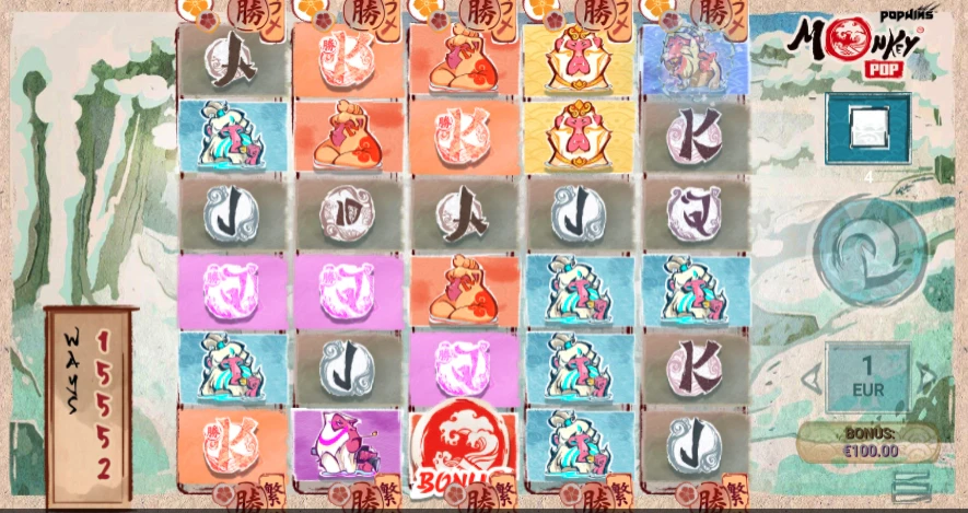 La fonctionnalité numéro 2 dans le jeu de base de MonkeyPop est d’une très grande volatilité