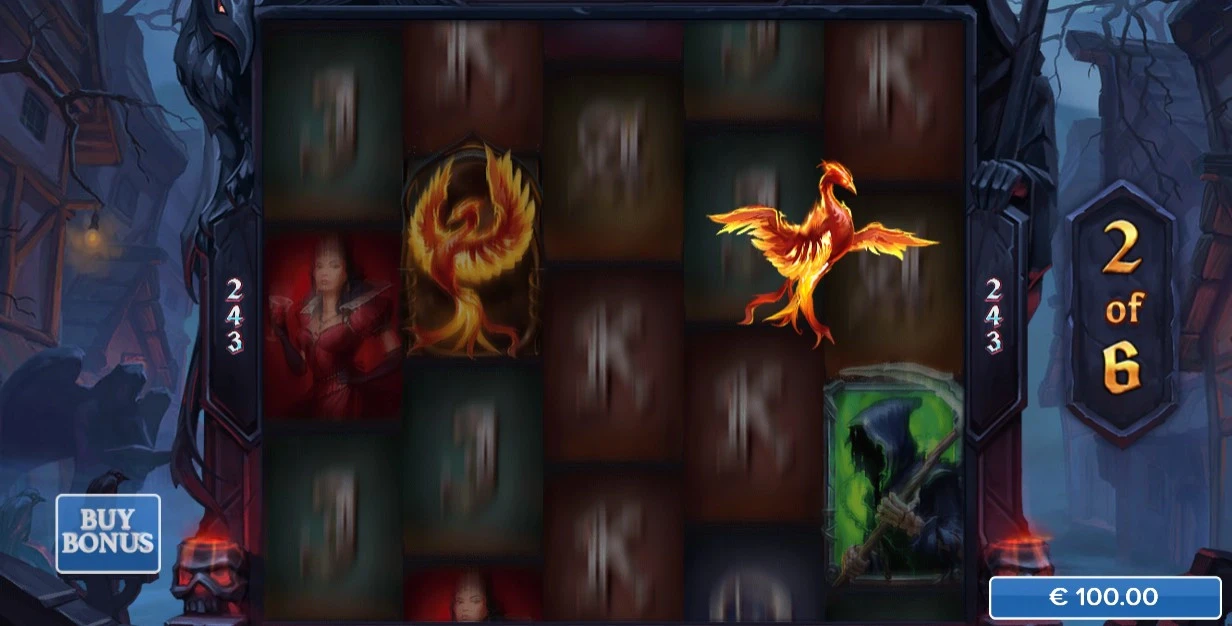wild en déplacement vers la gauche machine a sous phoenix graveyard