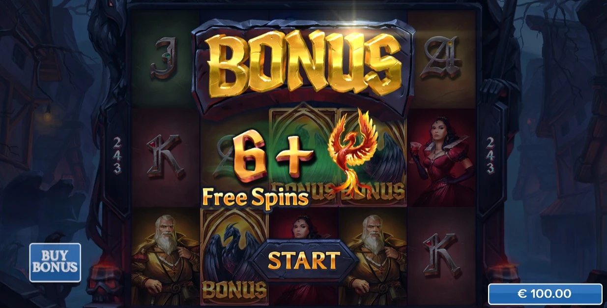 6 tours gratuits sur le bonus de phoenix graveyard