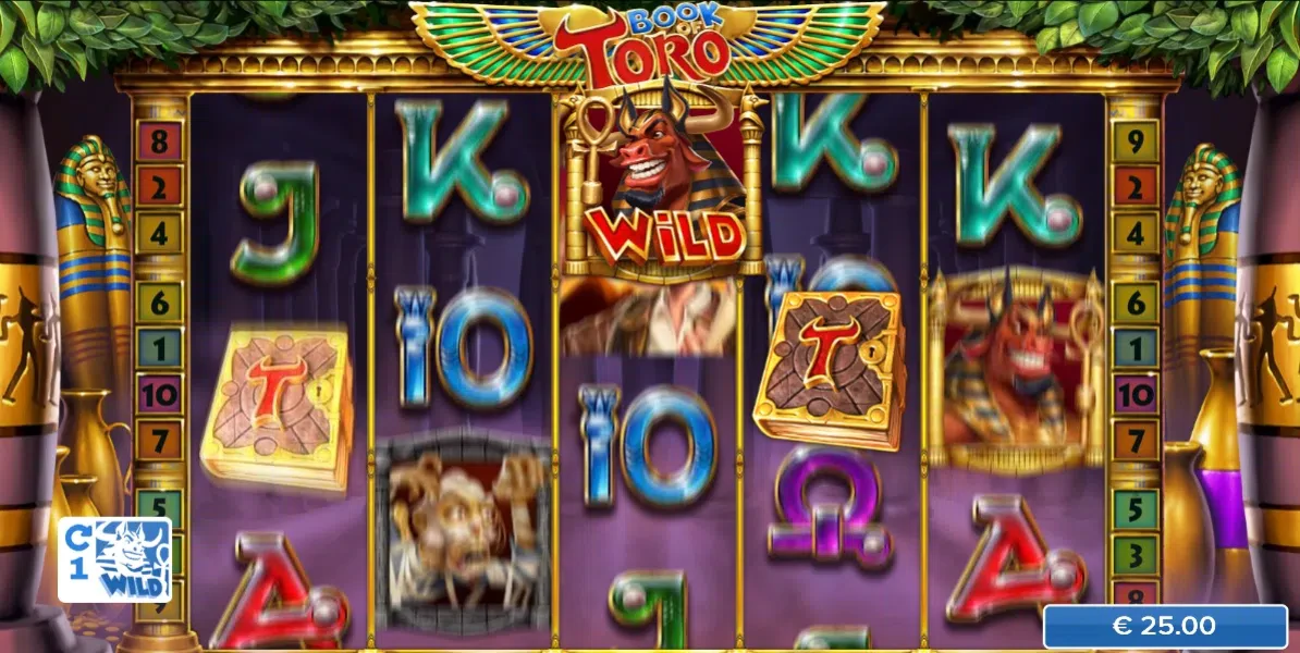 wilds qui se deplacent slot book of toro de elk studios