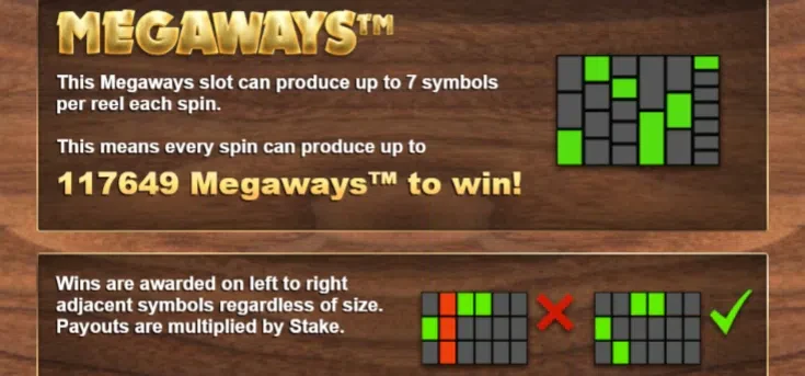 les différentes connexions de la slot golden catch de big time gaming