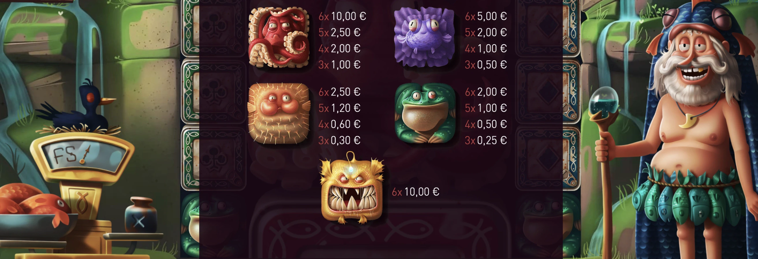 Symbole Premium sur la machine a sous WaterBlox Gigablox du provider Yggdrasil