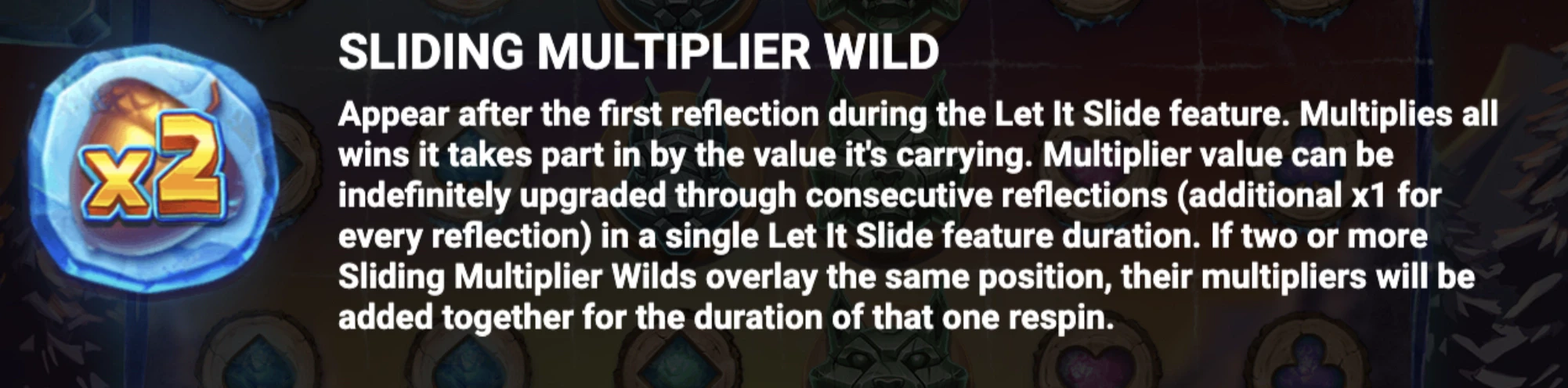 Symbole wild glissant multiplicateur sur la machine a sous Let It Slide du provider Jade Rabbit Studio en collaboration avec Yggdrasil Gaming
