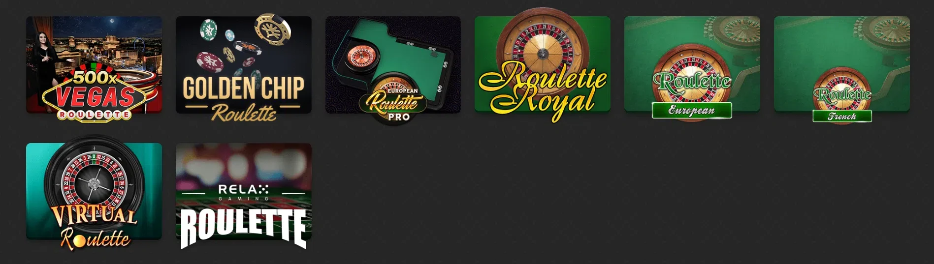 les différents jeux de table accessibles sur le casino winoui