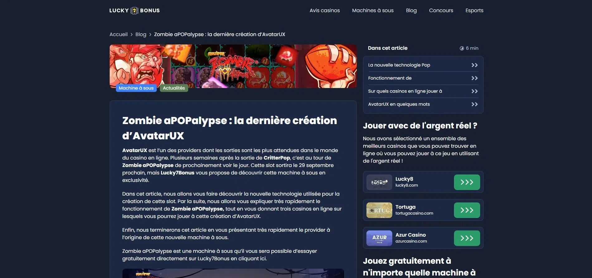 ancienne apparence d’un article l7b