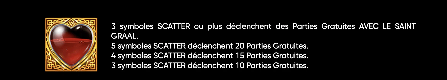 Symbole scatter sur la machine a sous Fisher King du provider Endorphina