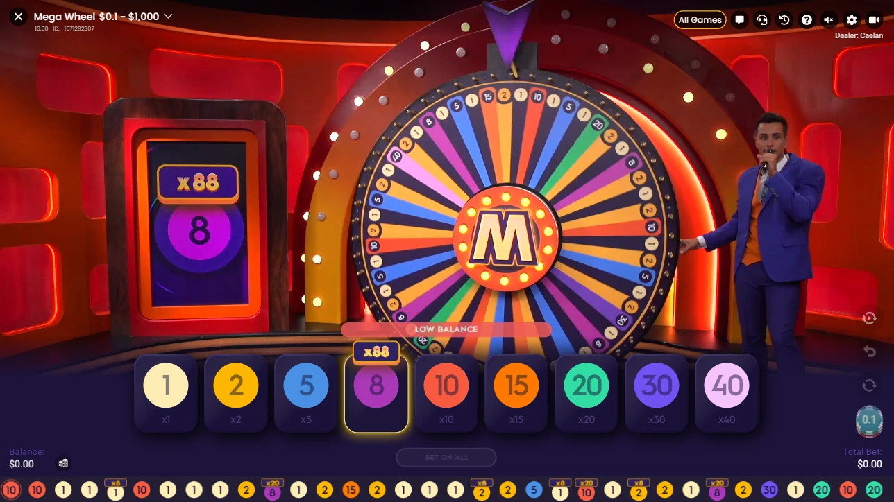 Mega wheel live