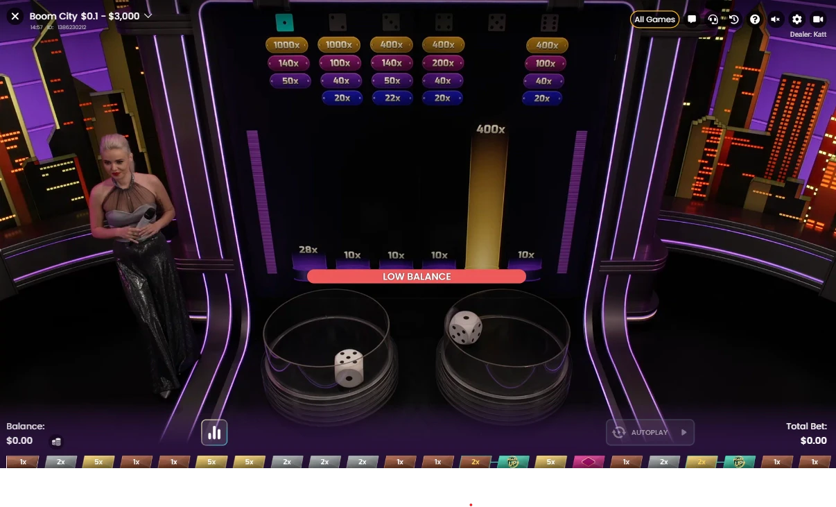 boom city jeu en direct