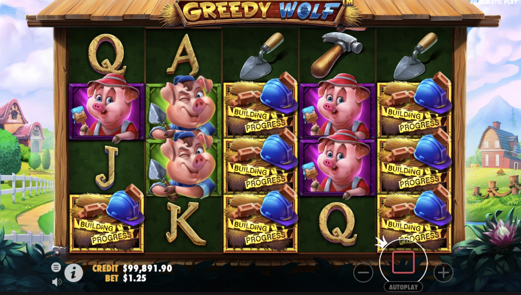 Obtention des parties gratuites sur la machine à sous Greedy Wolf du provider Pragmatic Play