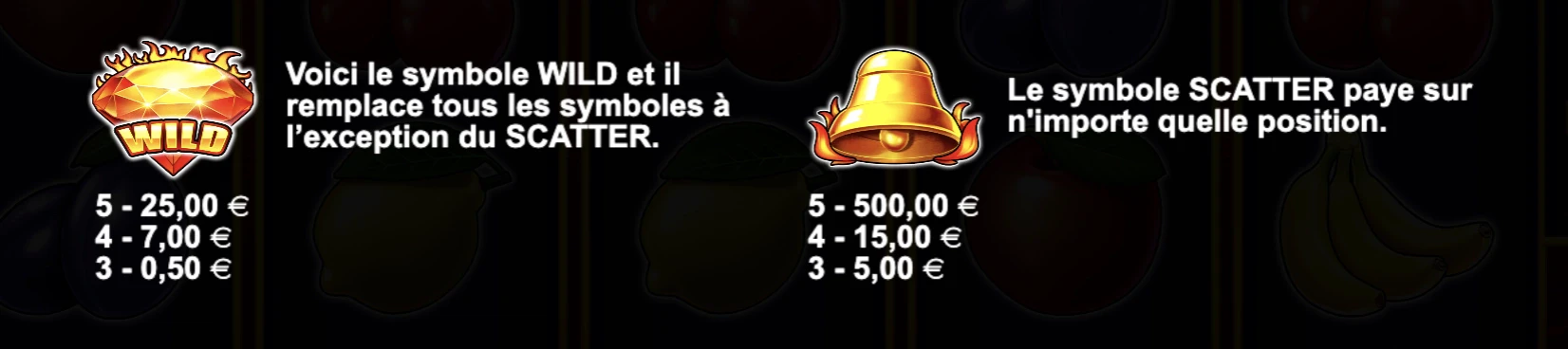 Symbole wild et symbole bonus sur la machine à sous Shining Hot 100 de Pragmatic Play