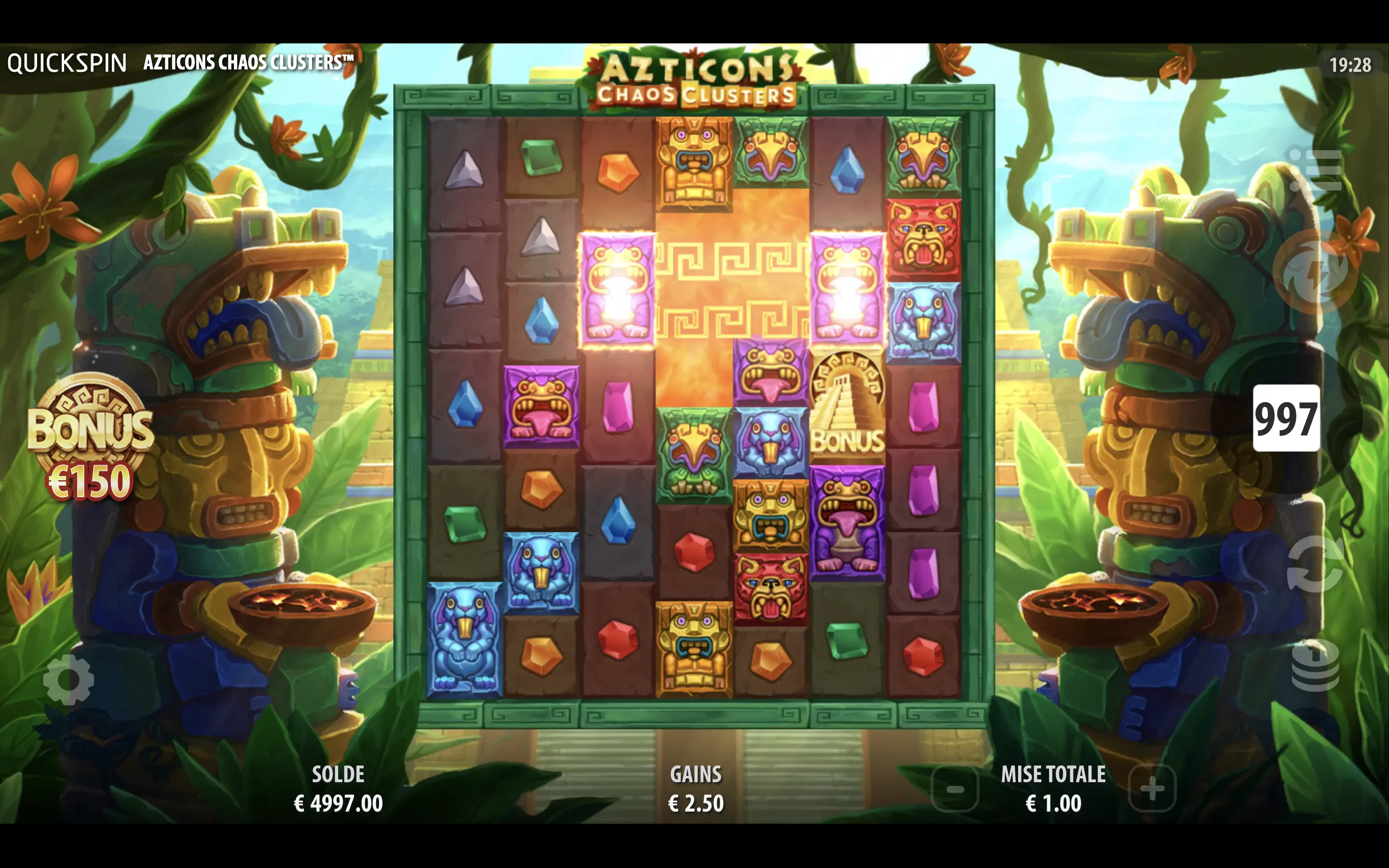 La fonctionnalité Turning Twins de Azticons Chaos Clusters