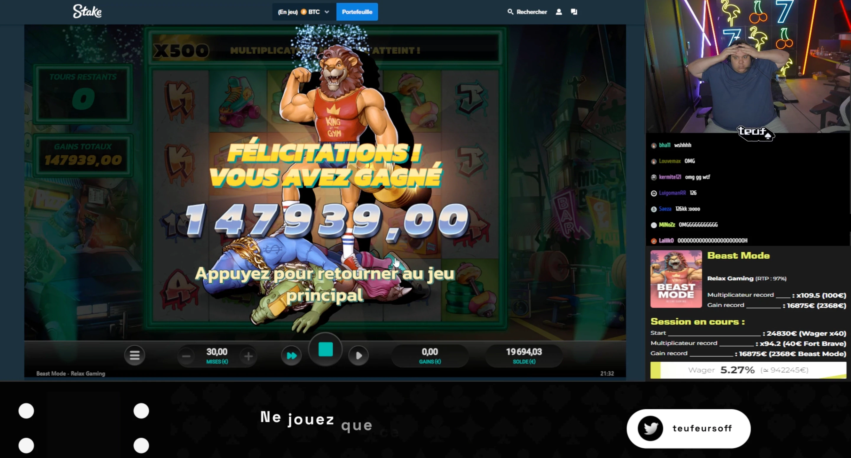 big win teuf dlive