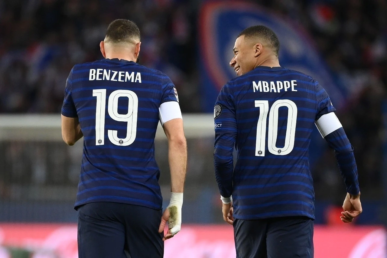 benzema mbappe coupe du monde 2022
