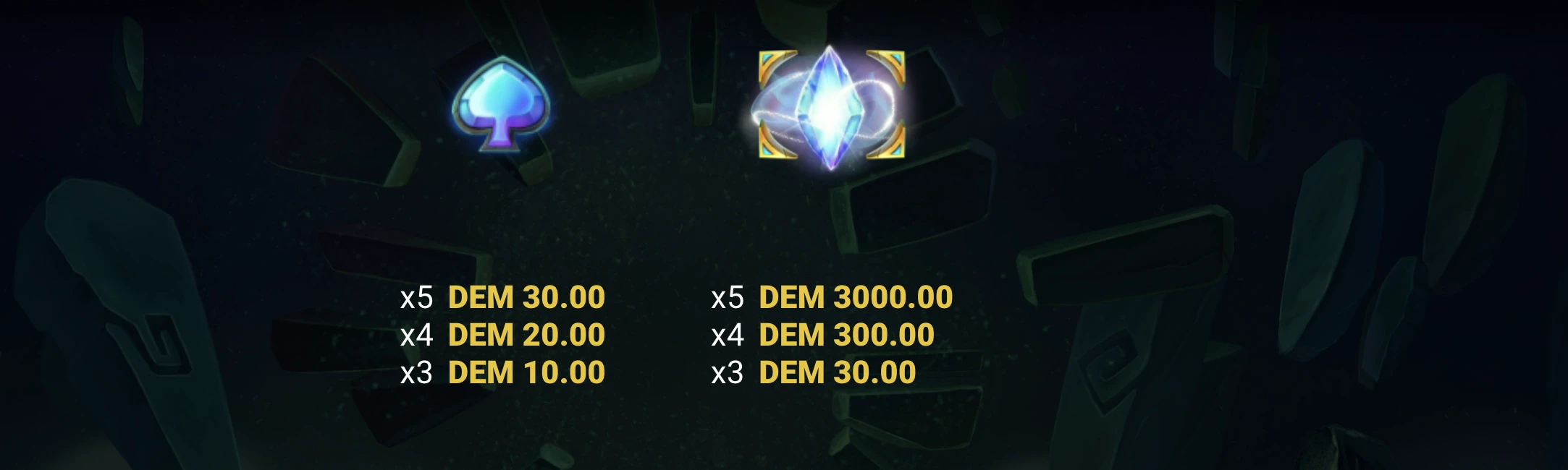 Wild + symbples non premiums