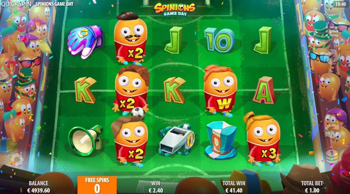 Les tours gratuits peuvent se montrer très volatile sur cette machine à sous de Quickspin