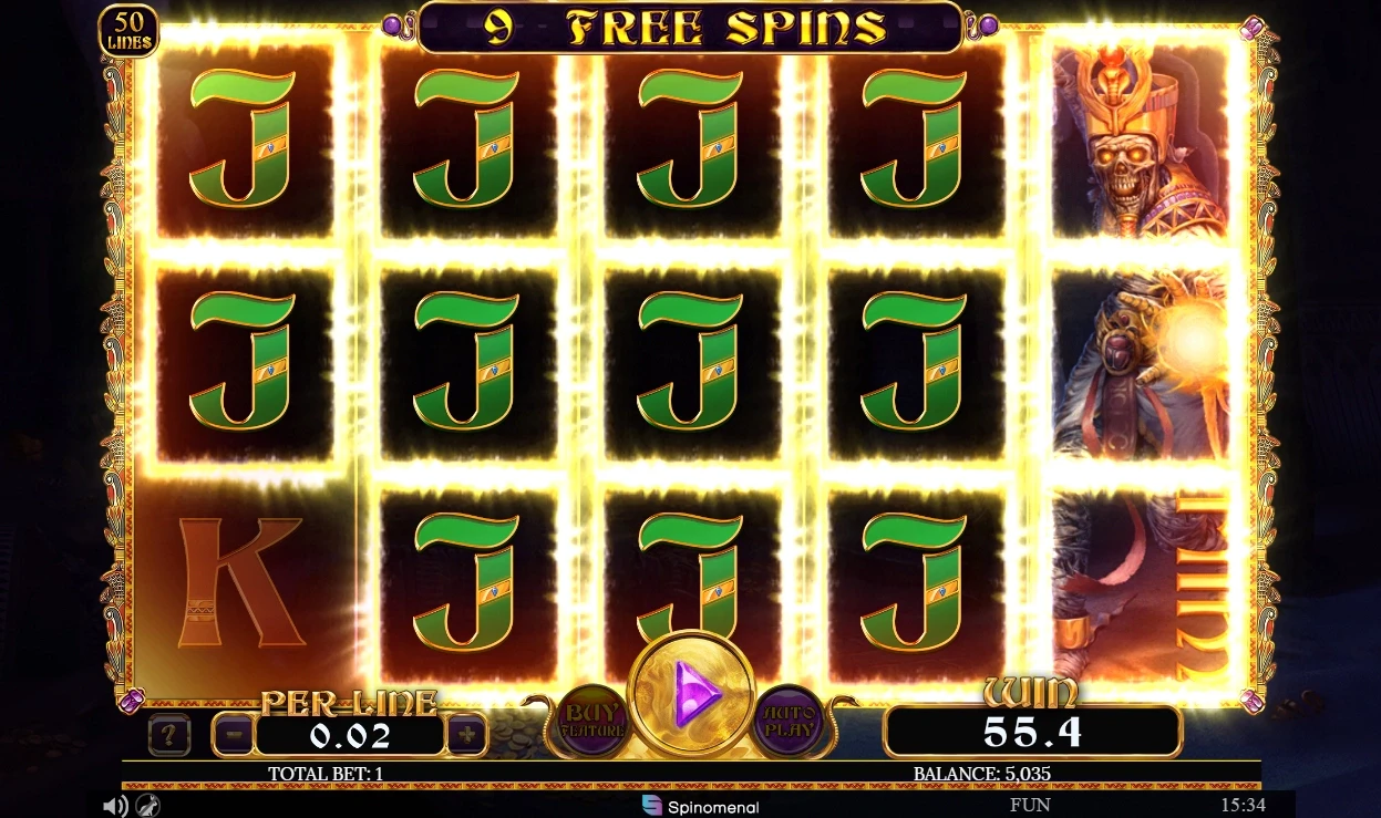 bonus wild sticky full line egyptian rebirth ii spinomenal