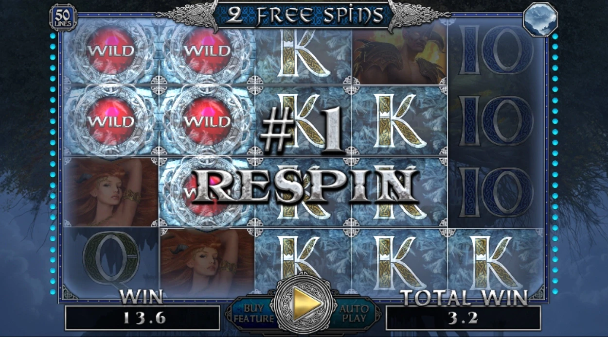 bonus nilfheim sur la slot demi gods III spinomenal