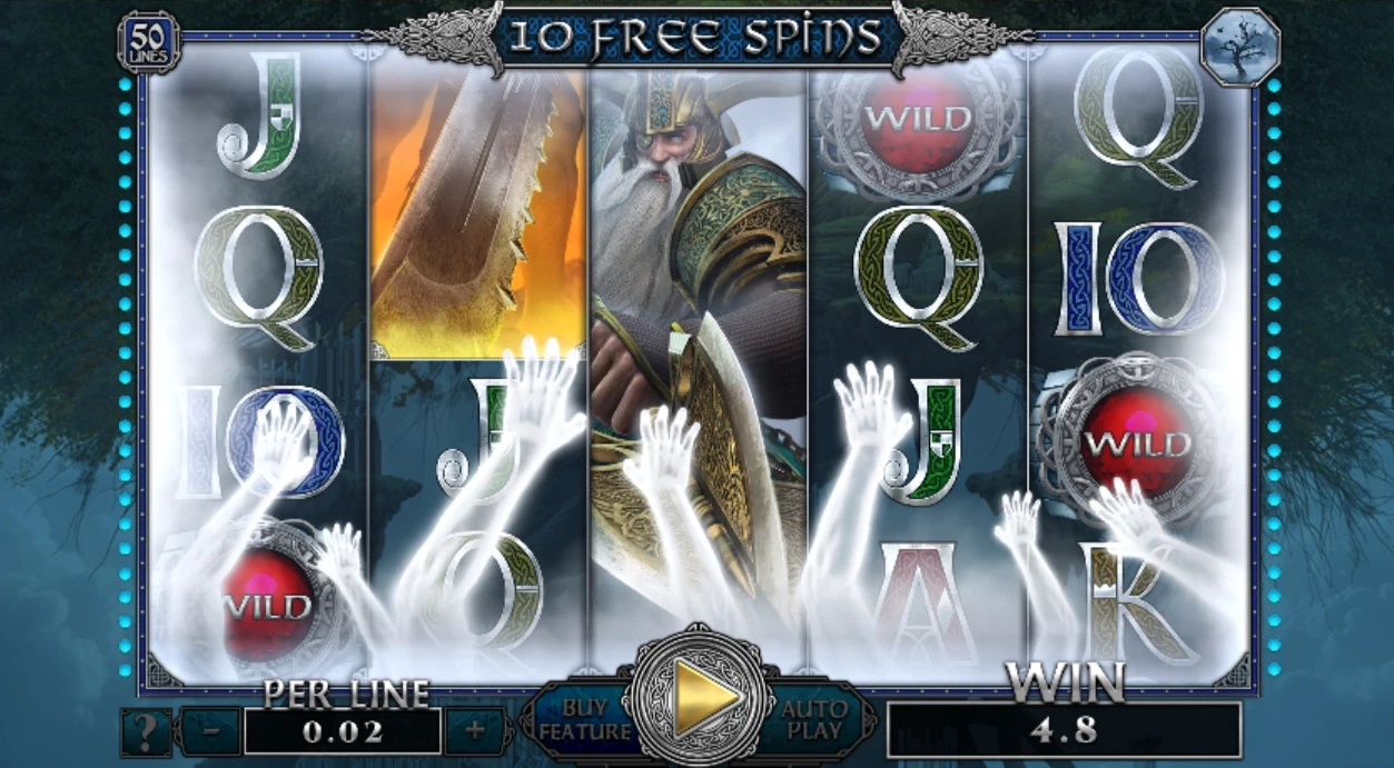 bonus helheim sur la slot demi gods III spinomenal