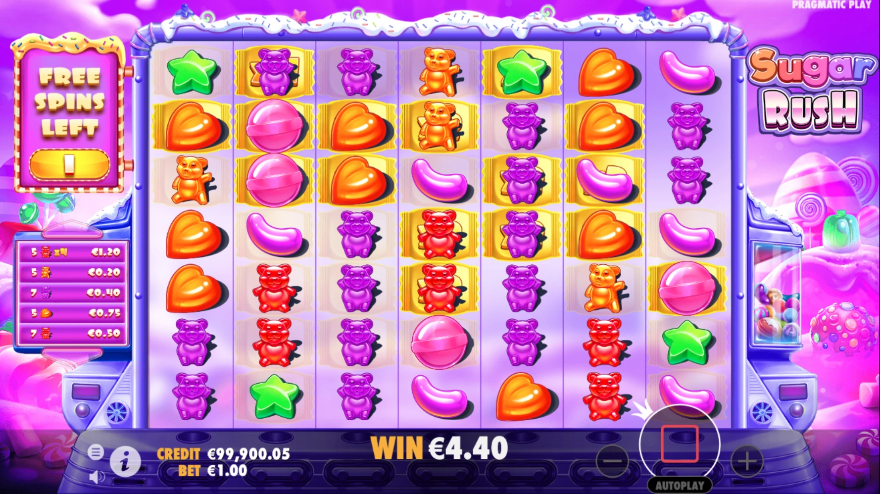 bonus sugar rush lucky7bonus awards 2022