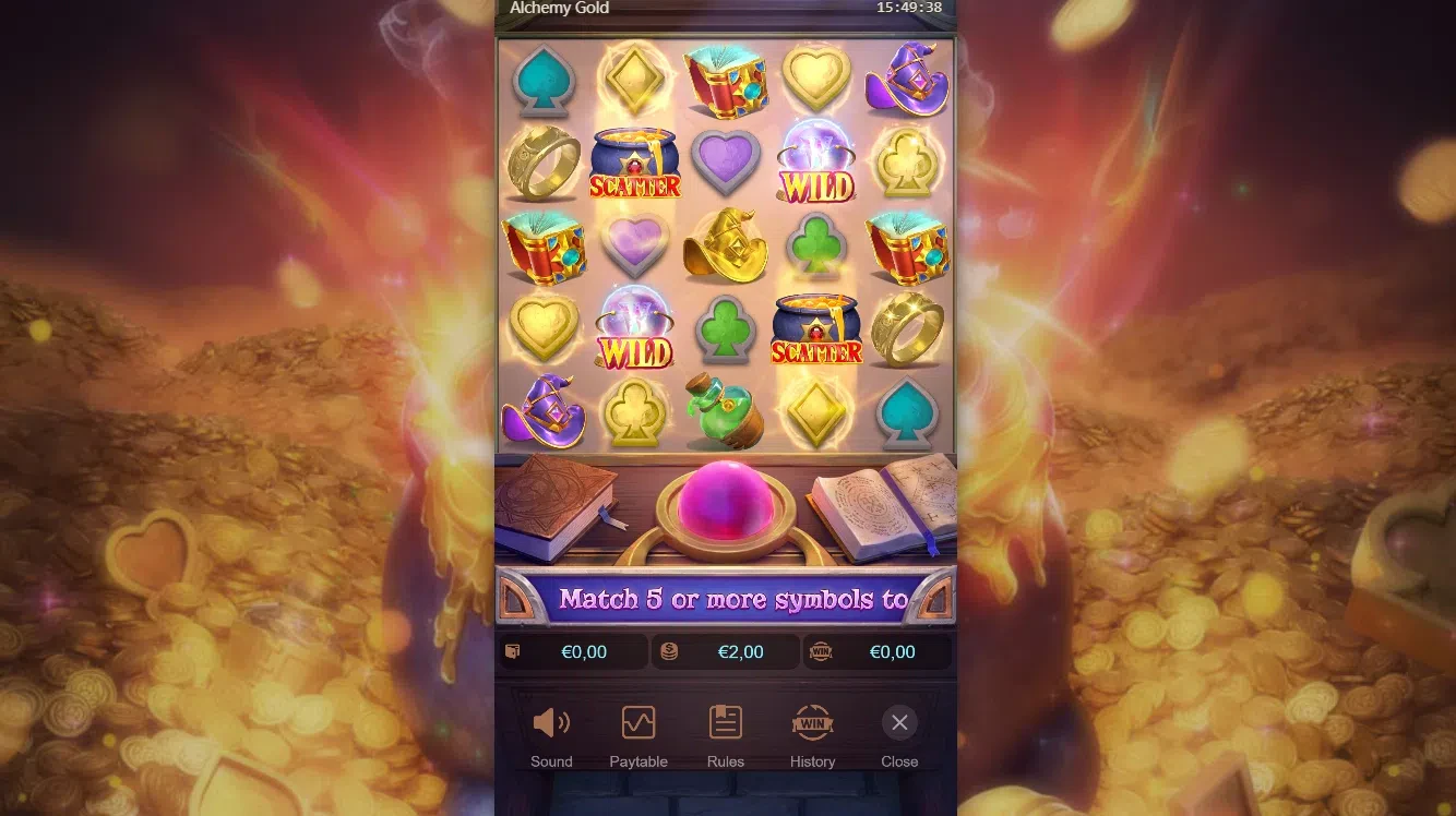 la slot sur mobile achemy gold pg soft