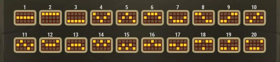 D : Jusqu’à 40 lignes différentes existent sur cette machine à sous de Play’n Go