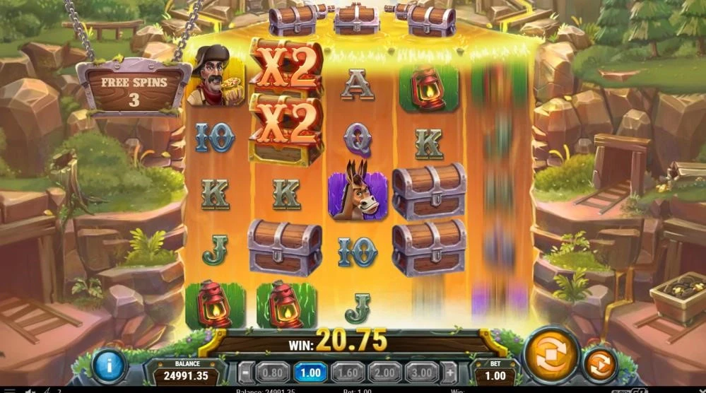 D : Il vous sera possible de faire de très belles connexions sur cette machine à sous de Wild Falls 2