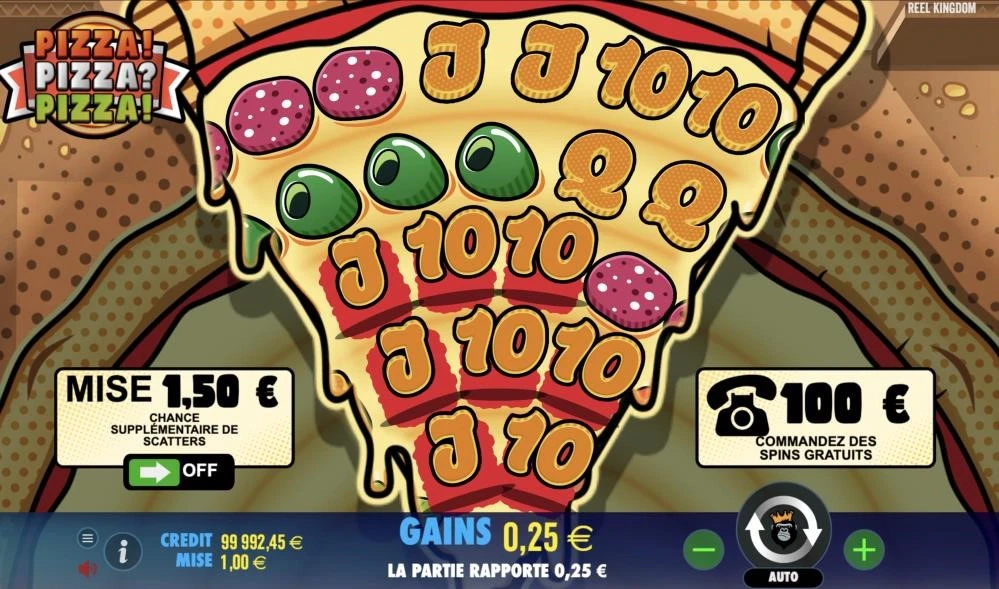D : Ce jeu propose une machine à sous qui propose une grille de départ assez incompréhensible