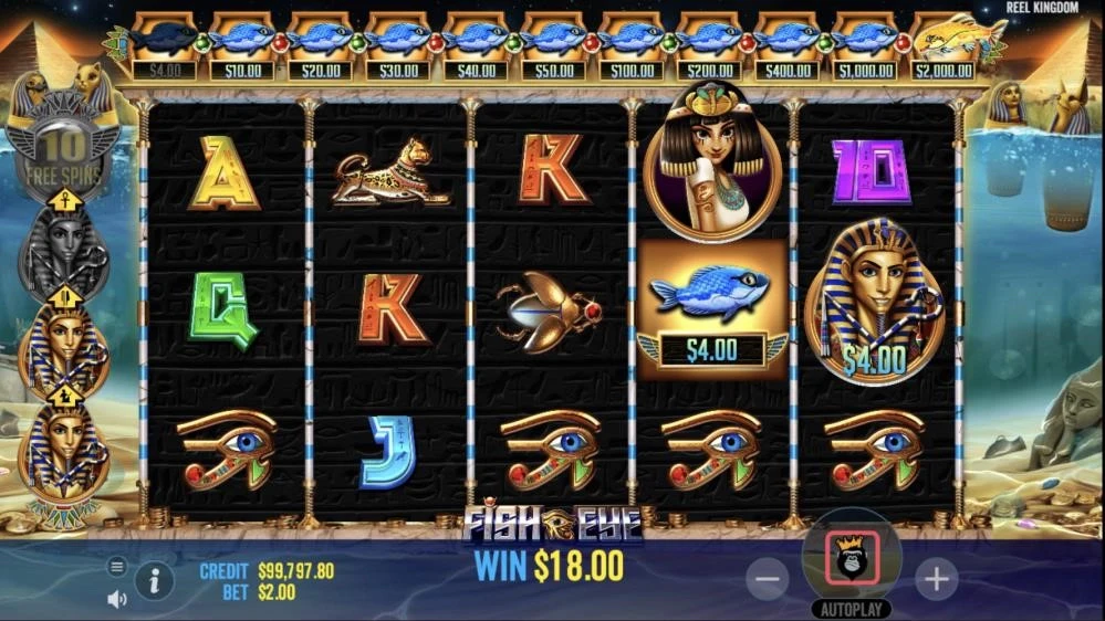 D : De nombreuses fonctionnalités sont à retrouver durant les free spins de cette machine à sous