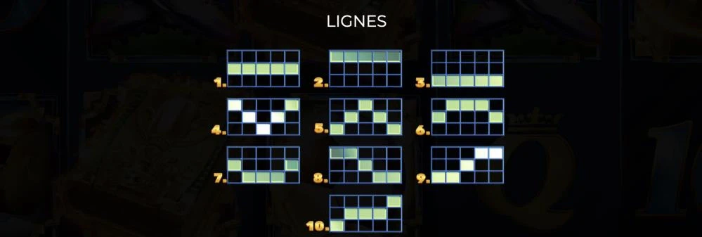 D : Il vous sera possible de retrouver 10 connexions différentes
