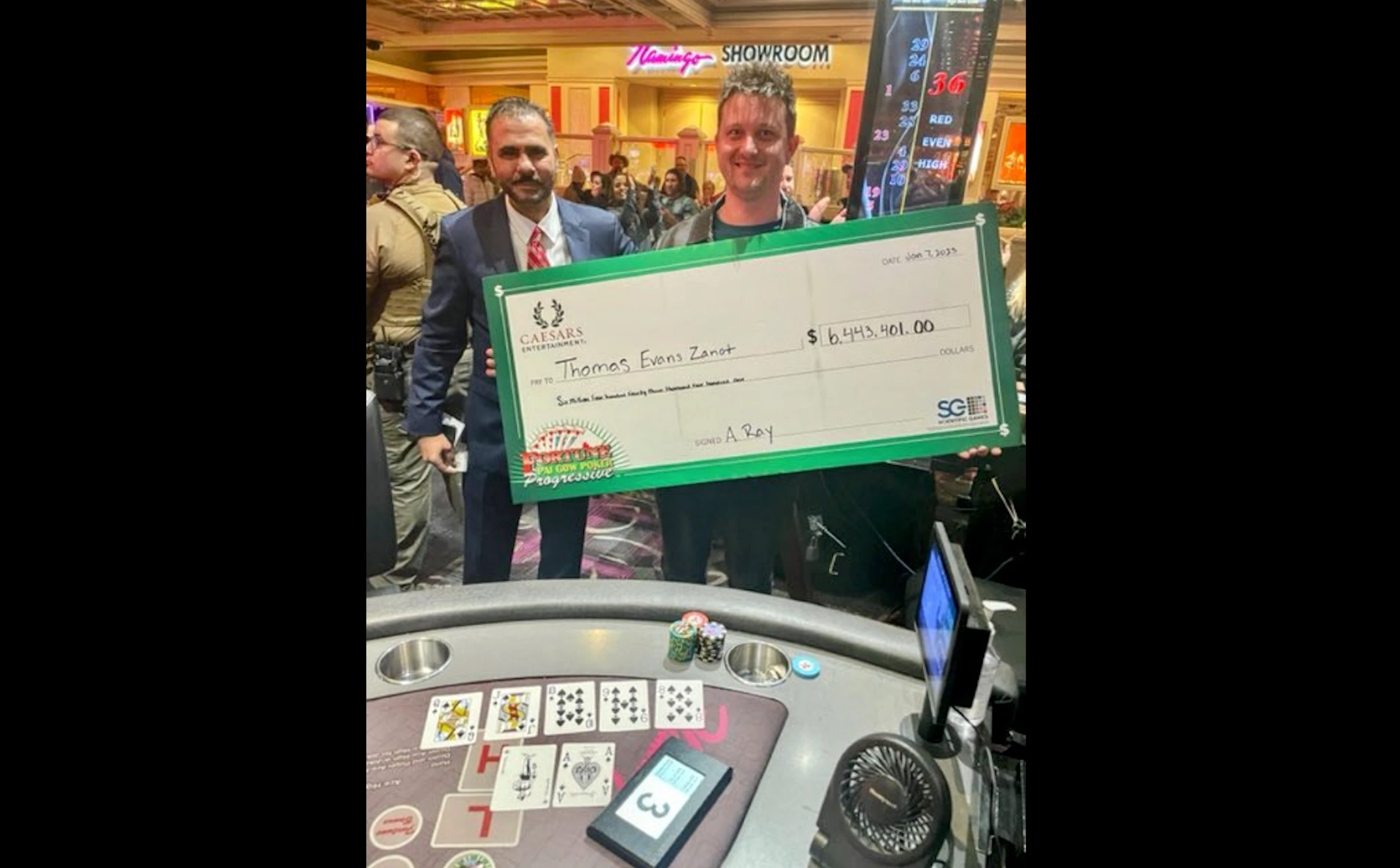 big win thomas evans zanot