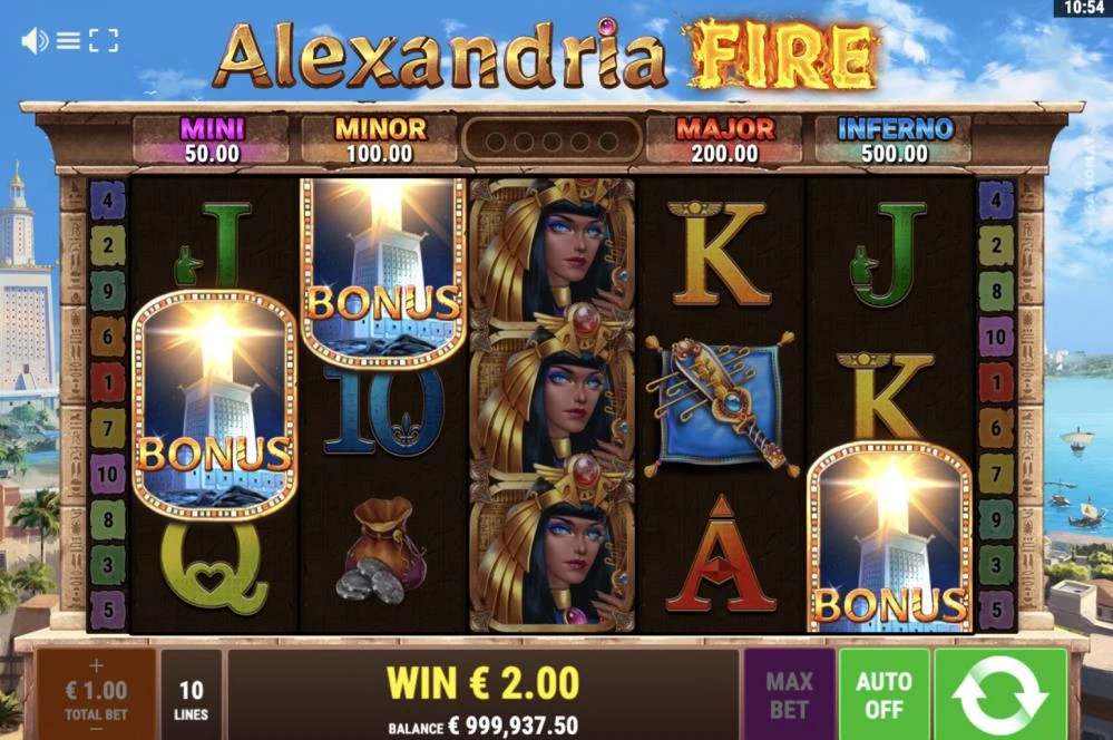 D : 3 symboles bonus vous permettent d’obtenir les parties gratuites sur ce jeu