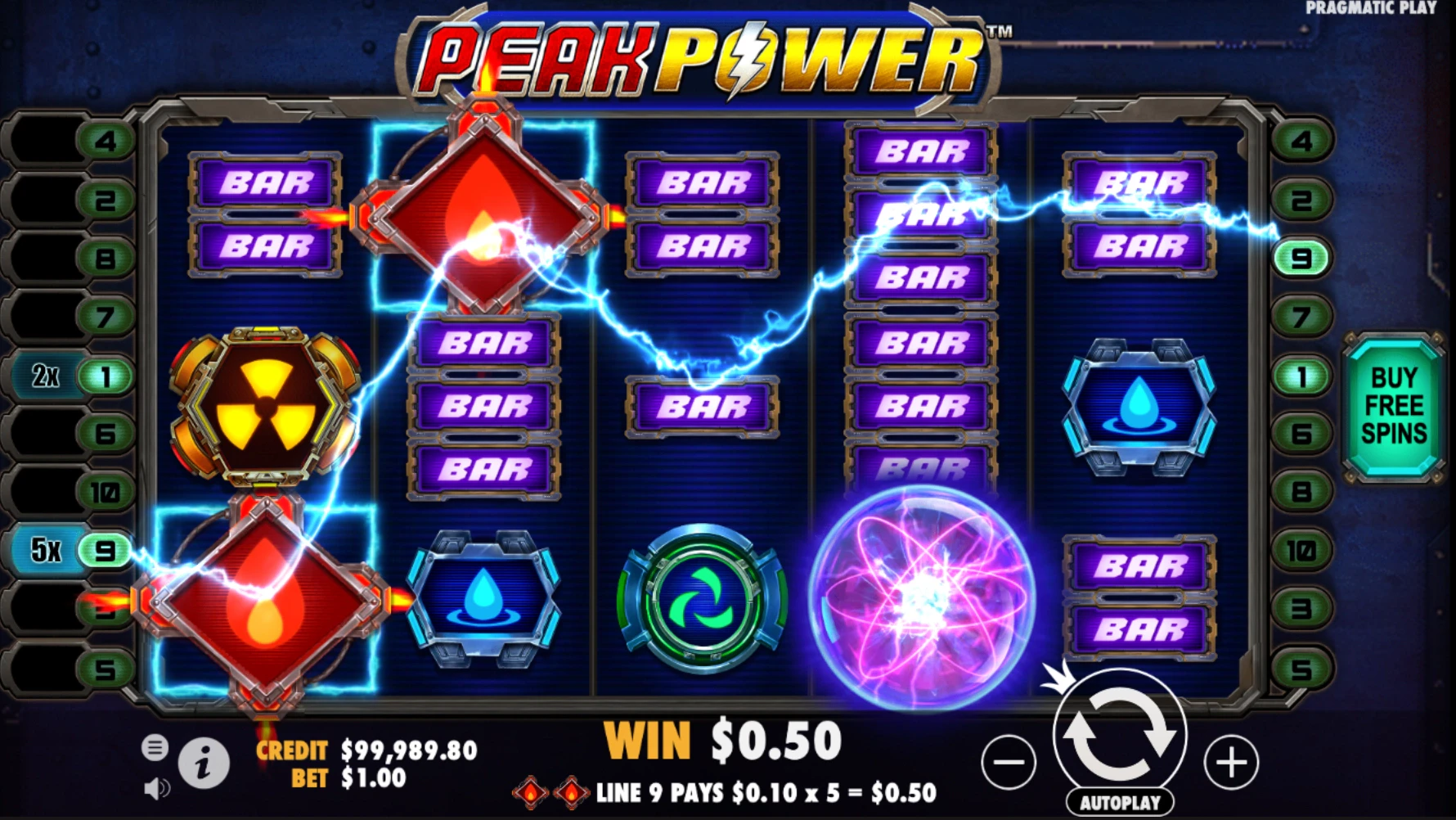 base game peak power