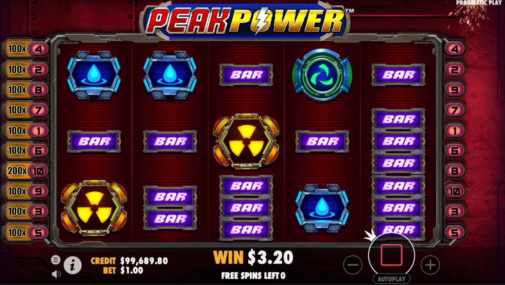bonus peak power