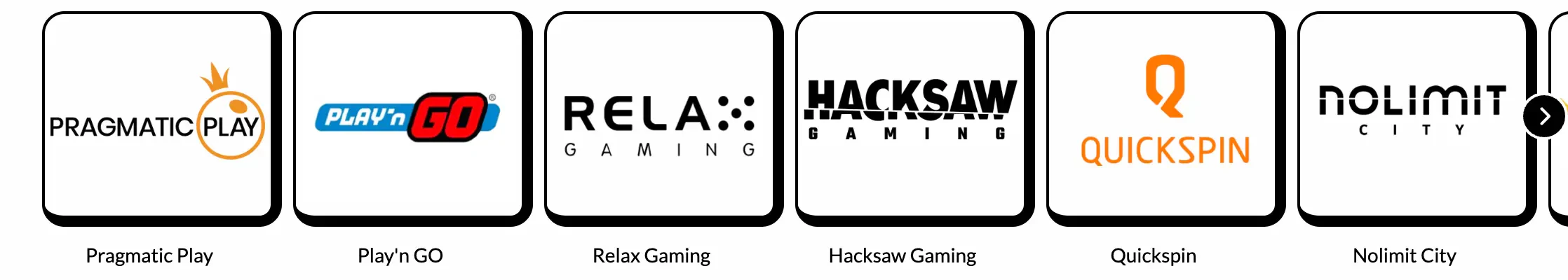 Les meilleurs providers ont accordé leur confiance à Manga Casino