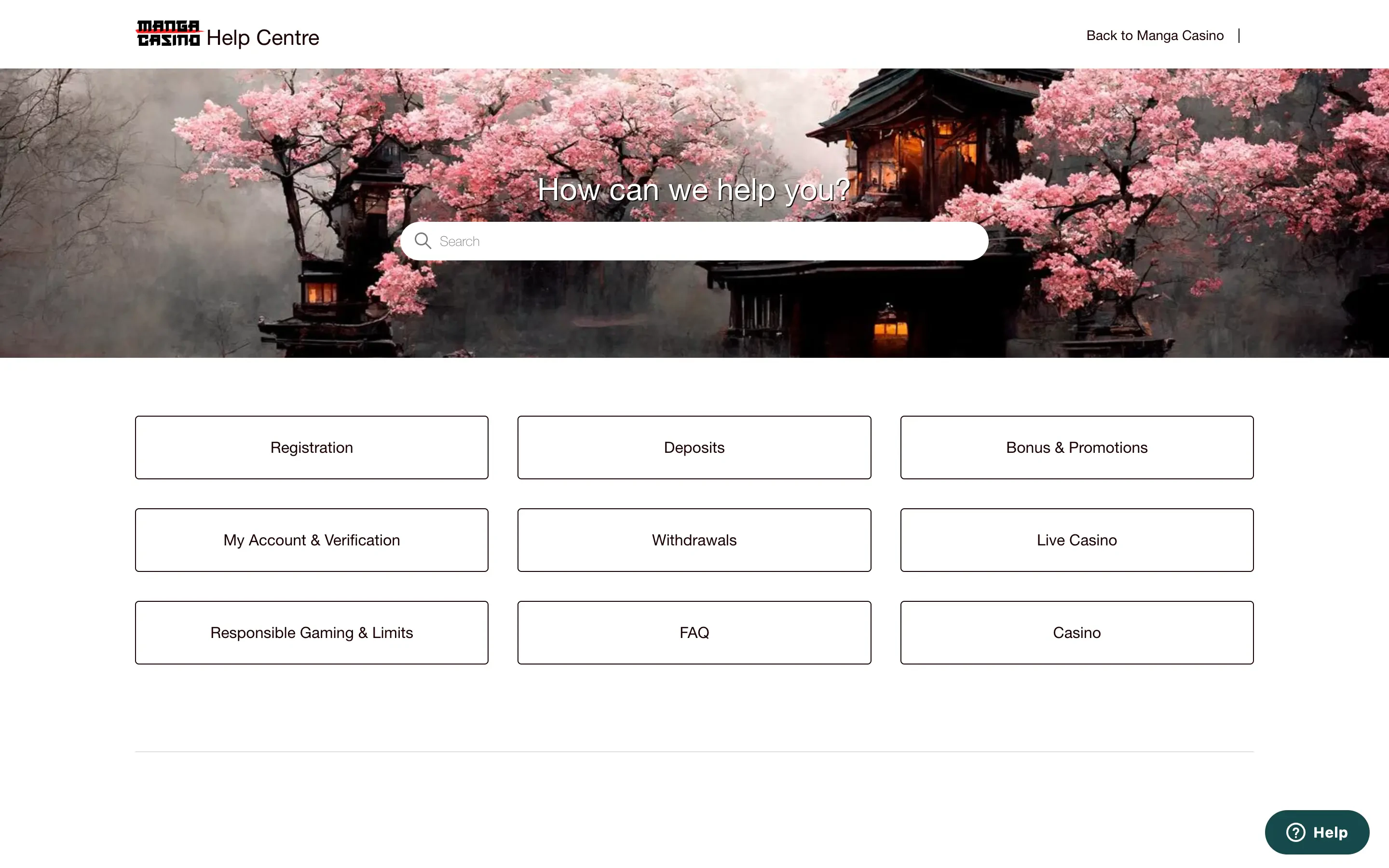 La FAQ de Manga Casino est très complète