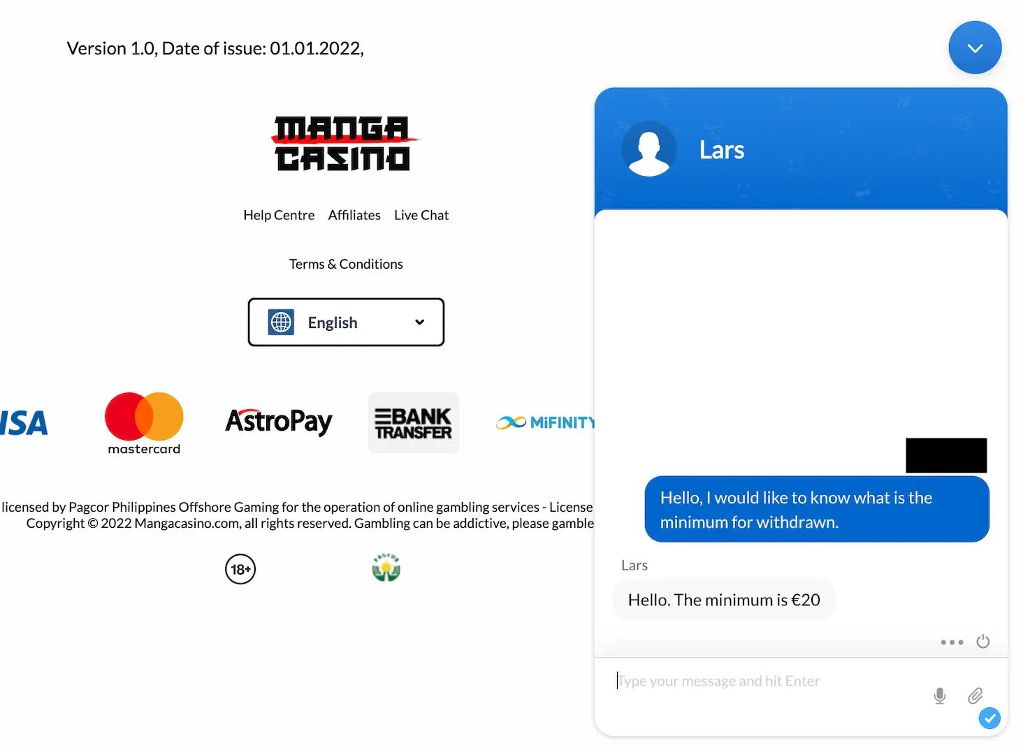 Le chat en direct est très compétent et professionnel