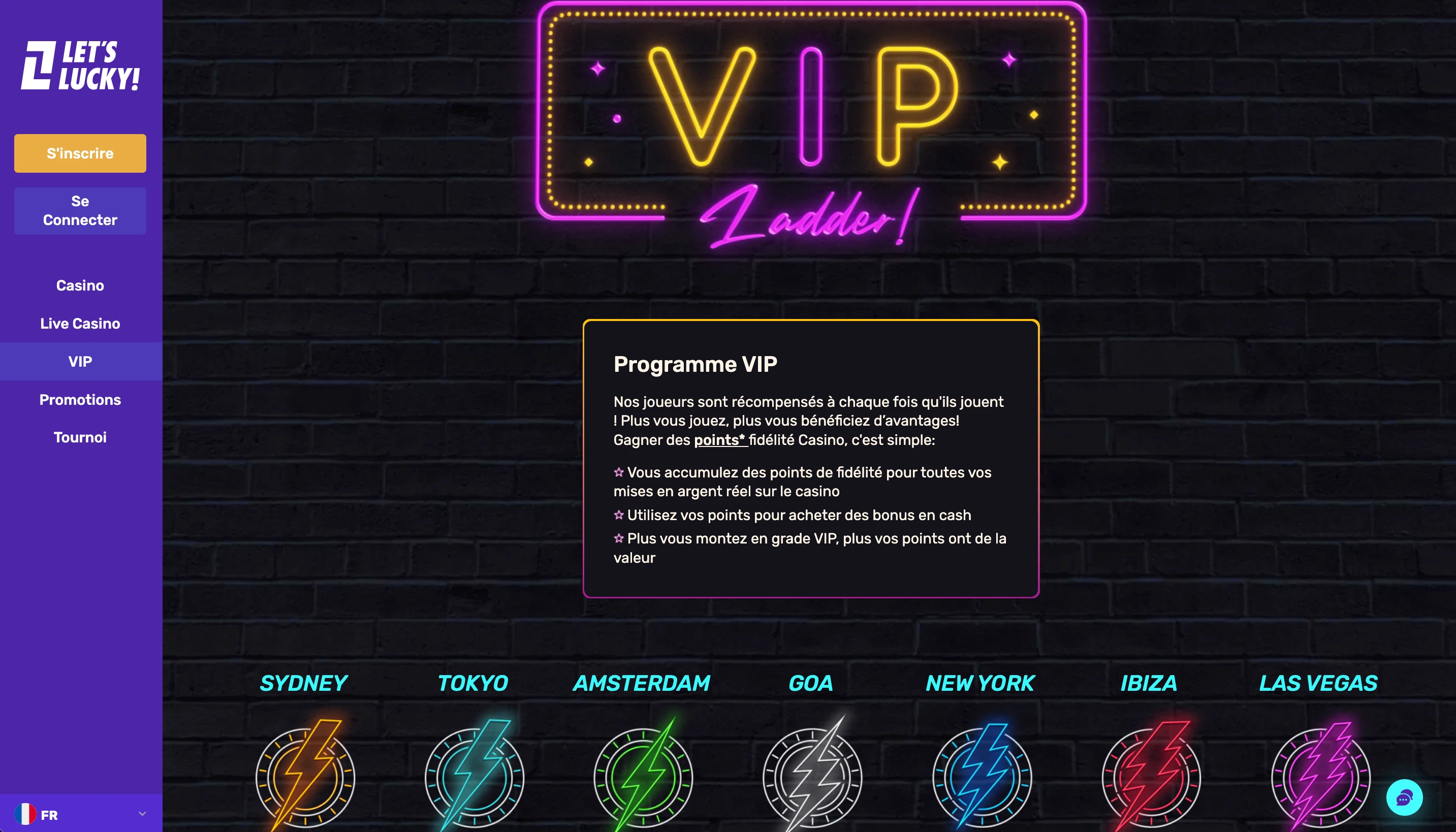 programme vip letslucky