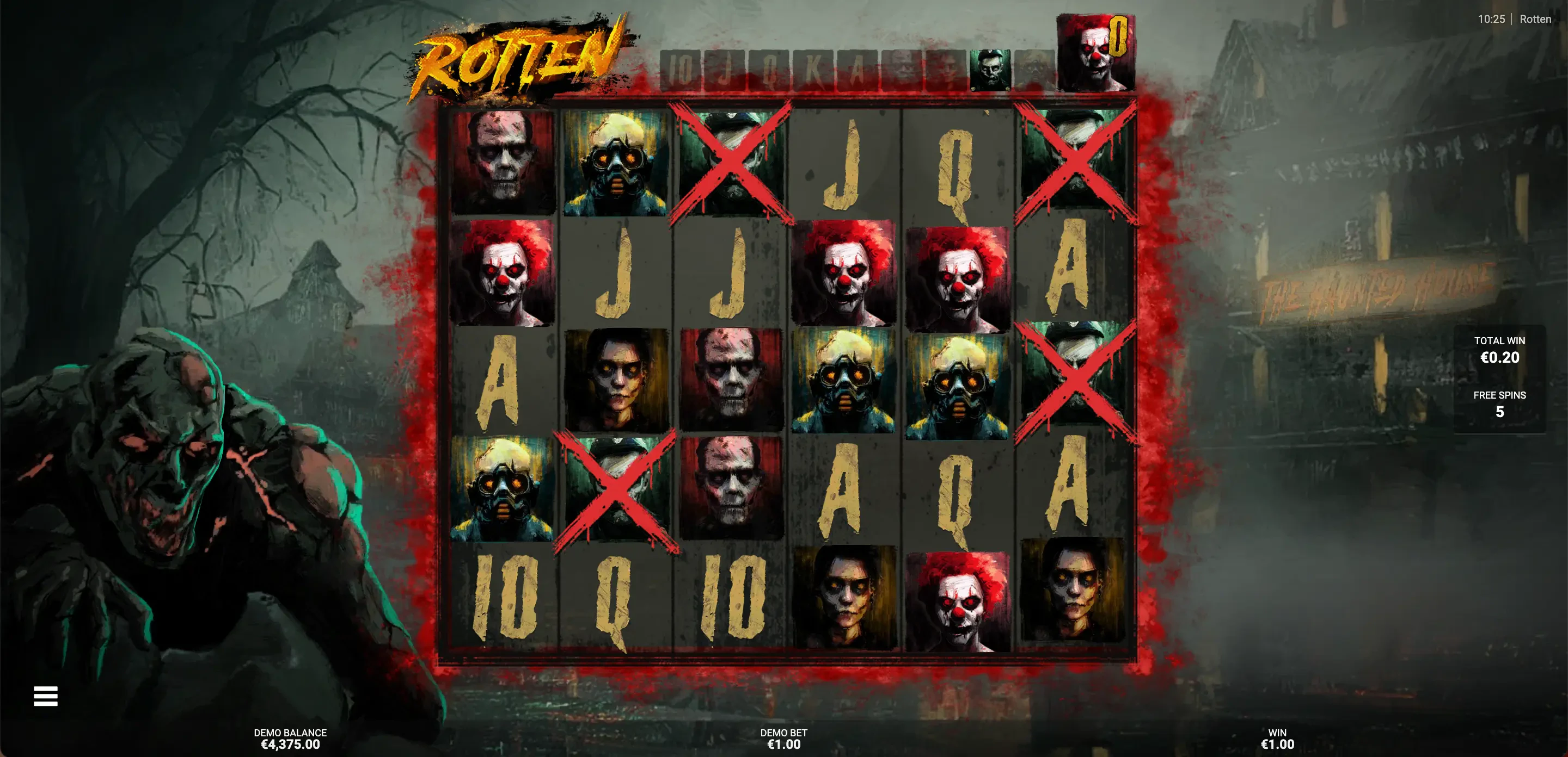 Rotten Total Takedown free spins