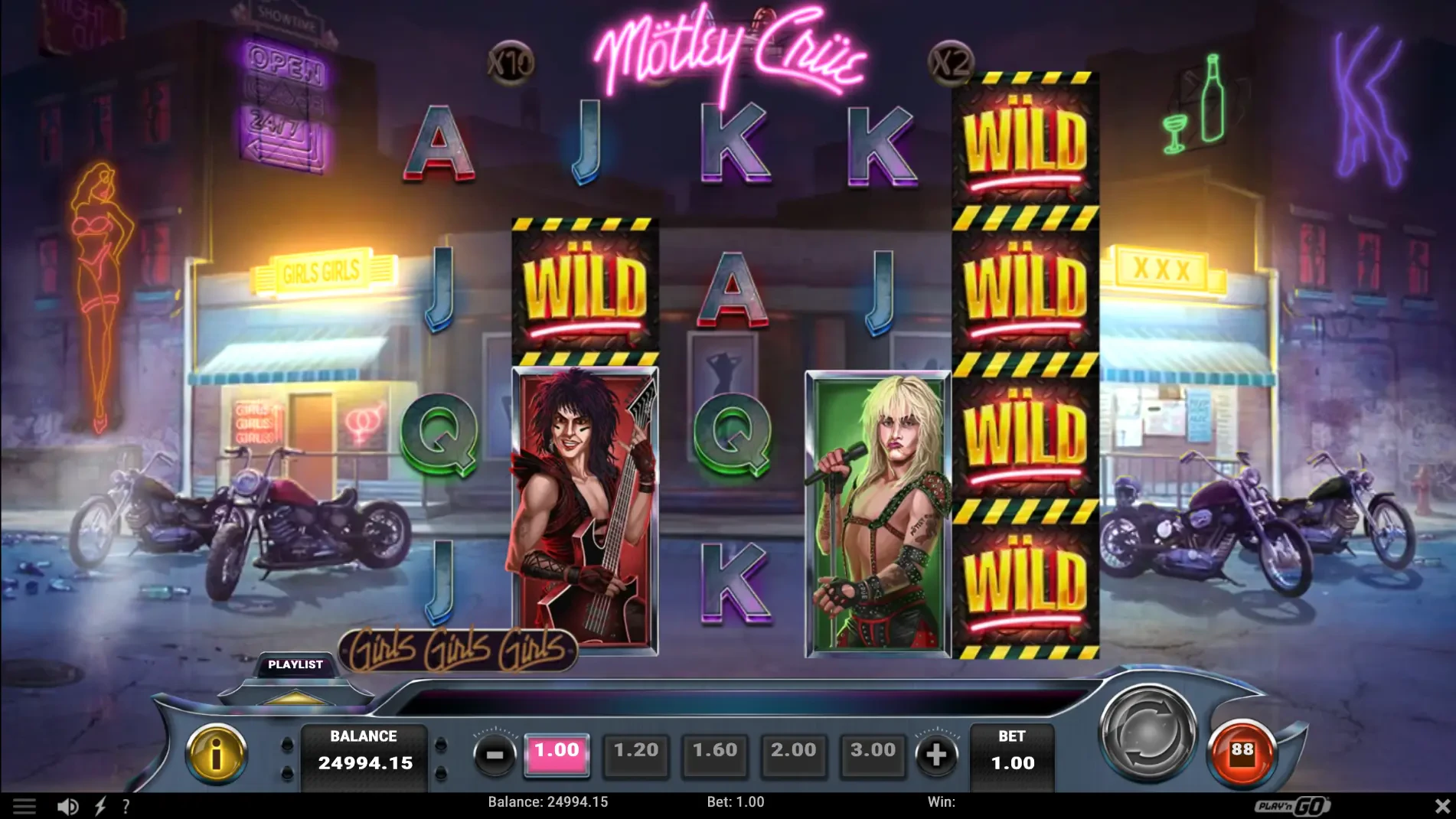 Mötley Crüe wild side